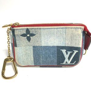LOUIS VUITTON Blue Monogram Wallet